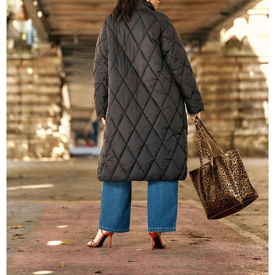 La Petite Etoile Gesteppter Wendbarer Wintermantel  