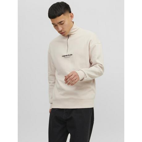 JACK & JONES JORVESTERBRO SWEAT QUARTER ZIP HN NOOS Sweat-shirt 