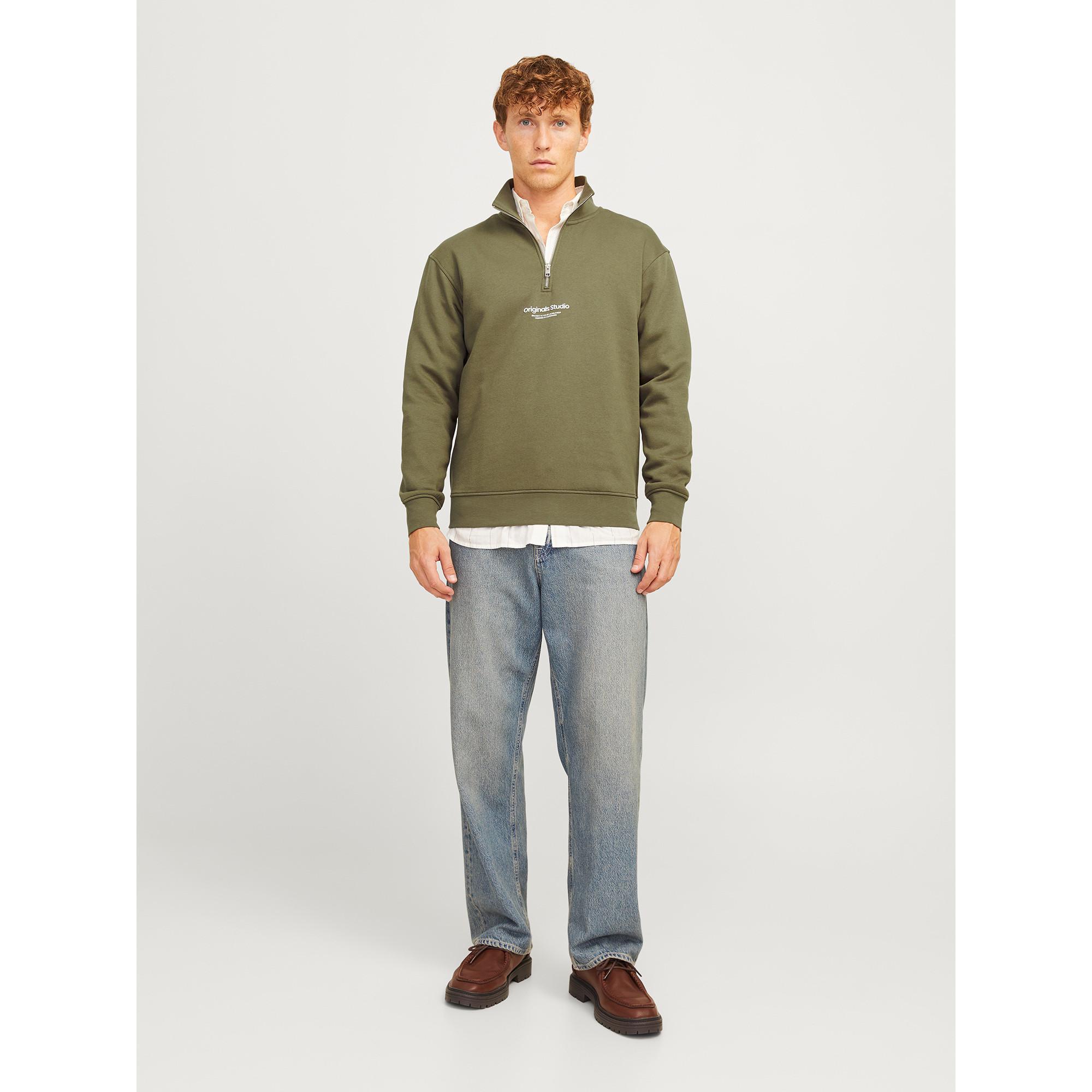 JACK & JONES JORVESTERBRO SWEAT QUARTER ZIP HN NOOS Felpa 