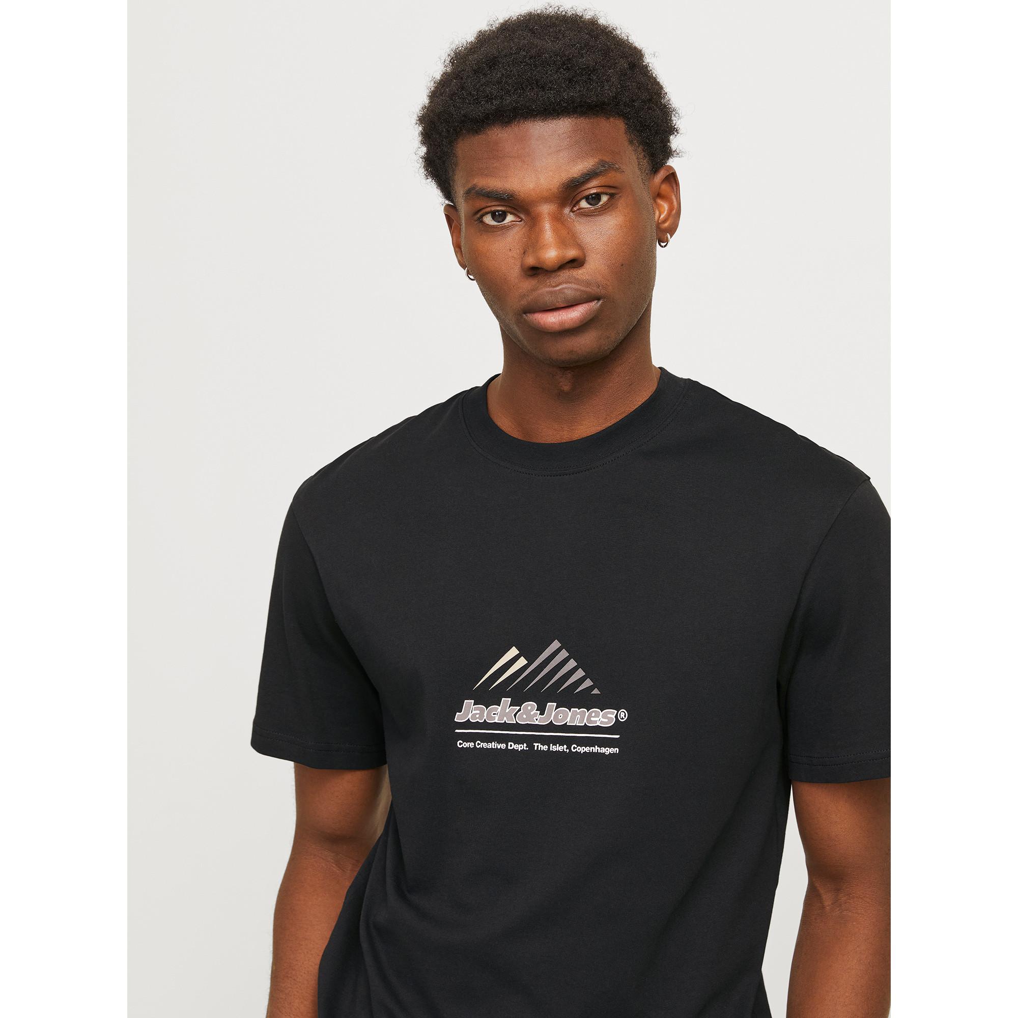 JACK & JONES JCOLIMA LOGO TEE SS CREW NECK BF LN T-Shirt 