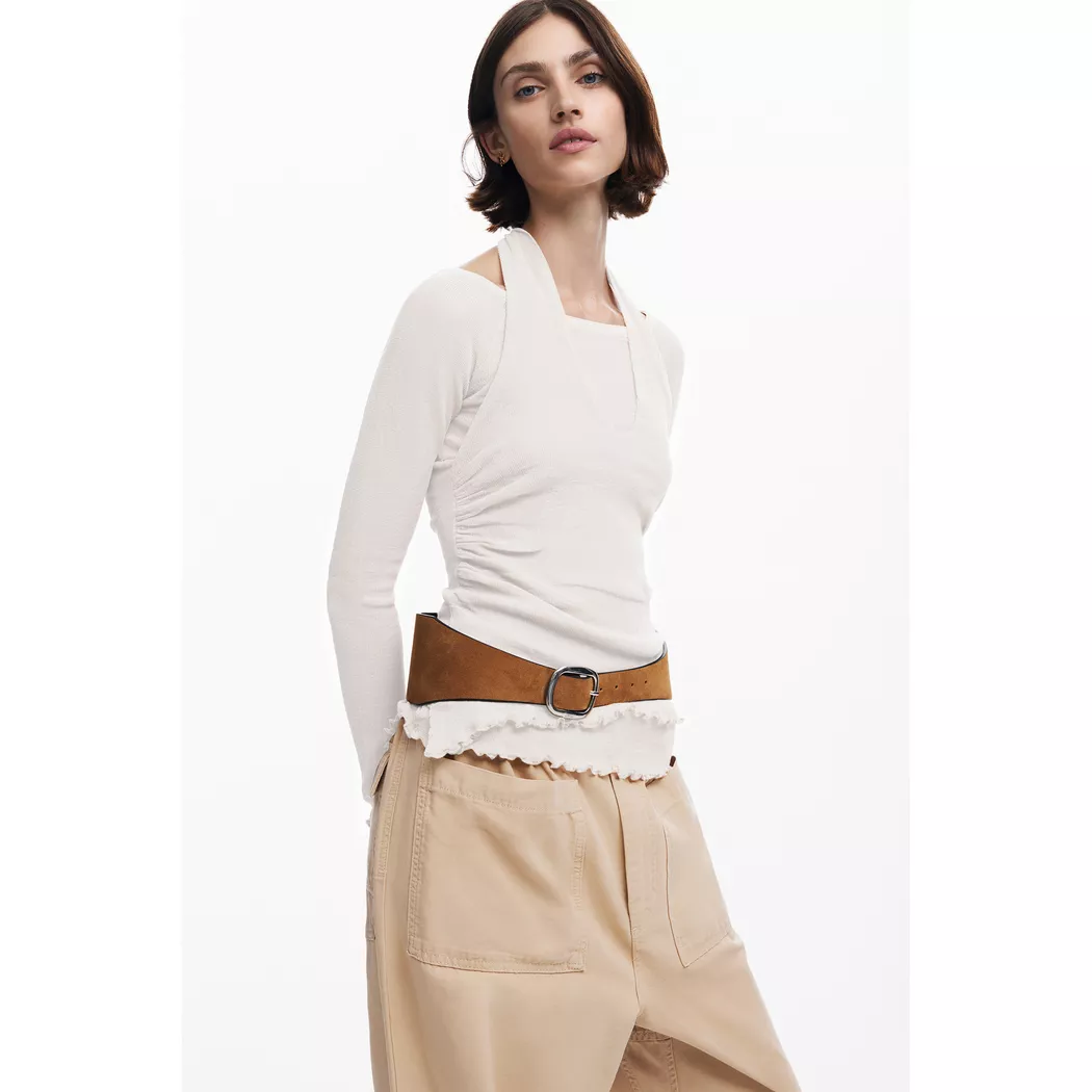 Desigual - T-Shirt, für Damen, Weiss, Größe S