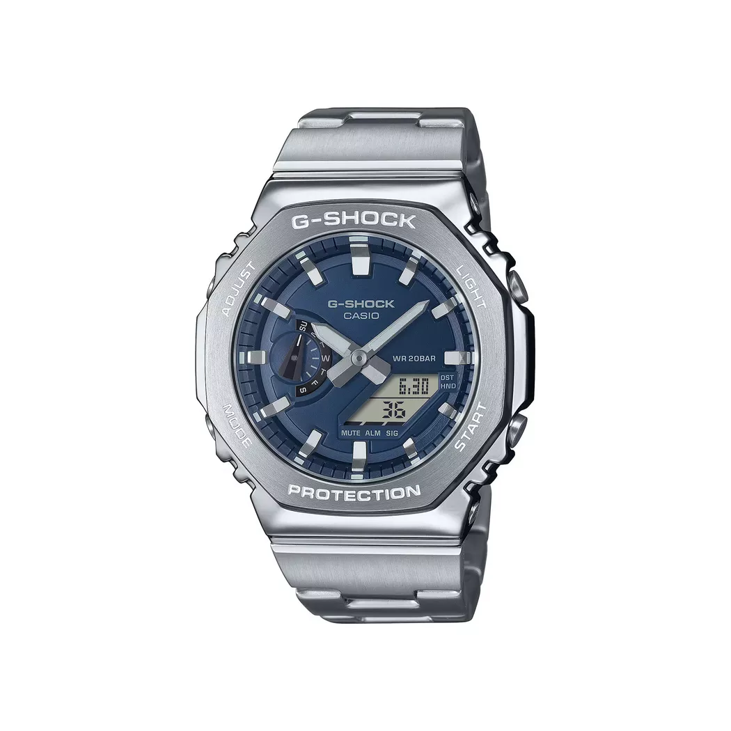 CASIO - Montre multifonctions, G-SHOCK Classic, 46mm, Argent