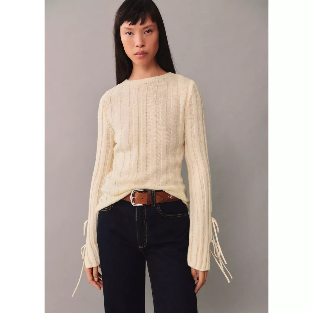 Mango - Pullover, für Damen, Café, Größe M 5
