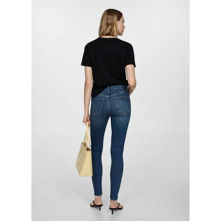MANGO Abby Skinny Fit Vita Alta Jeans  