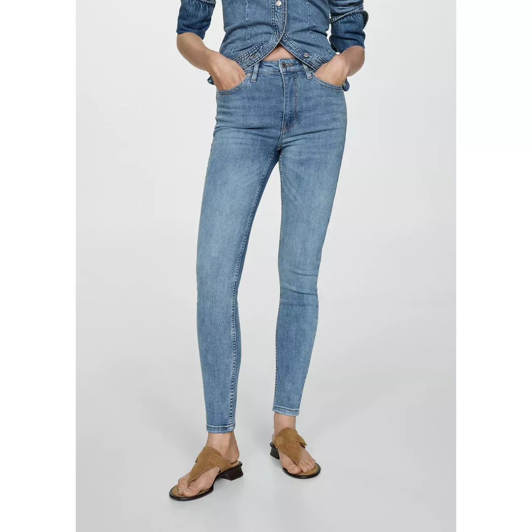 Mango - Jeans, für Damen, Blau Größe 34