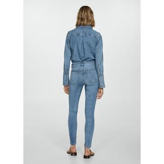 MANGO Abby Skinny Fit High Waist Jeans  