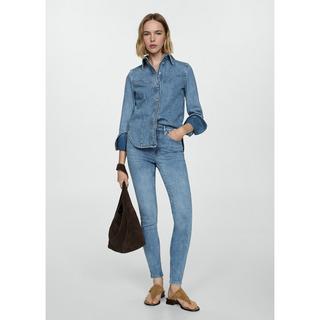 MANGO Abby Skinny Fit High Waist Jeans  