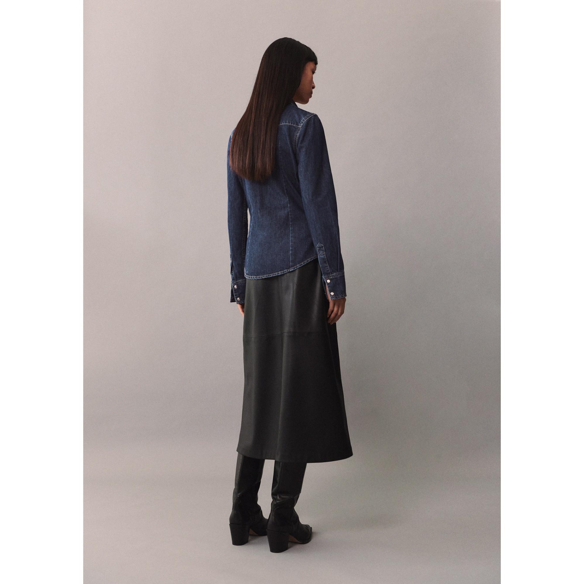 MANGO Rodeo Jeansbluse  