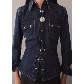 MANGO Rodeo Jeansbluse  