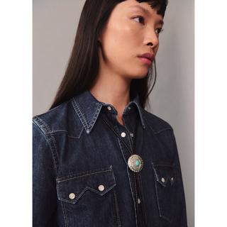 MANGO Rodeo Jeansbluse  