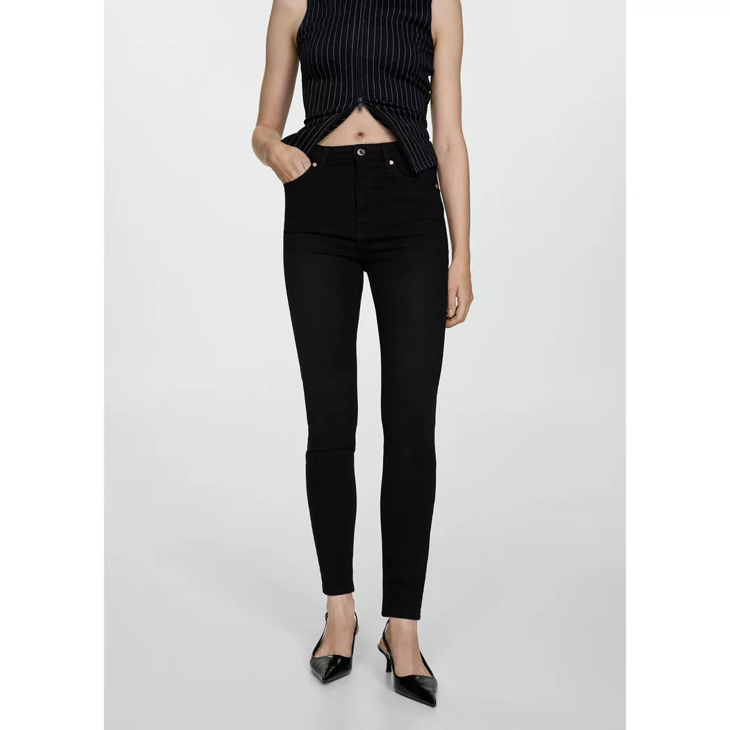 Mango - Jeans, für Damen, Black Stoned, Größe 34