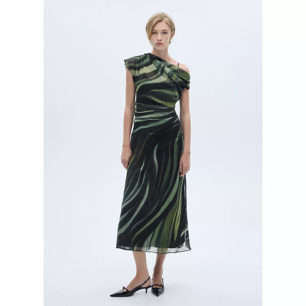 Mango - Kleid, für Damen, Black, Größe S 5