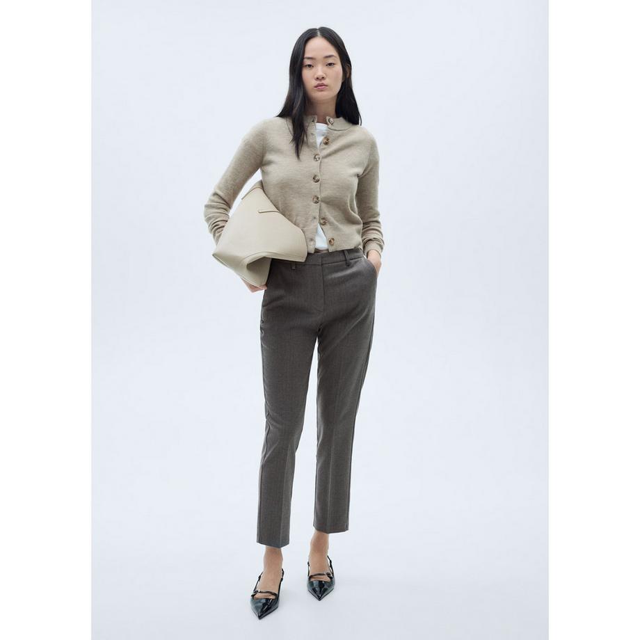 MANGO Warm Skinny Fit Knöchellange Hose  