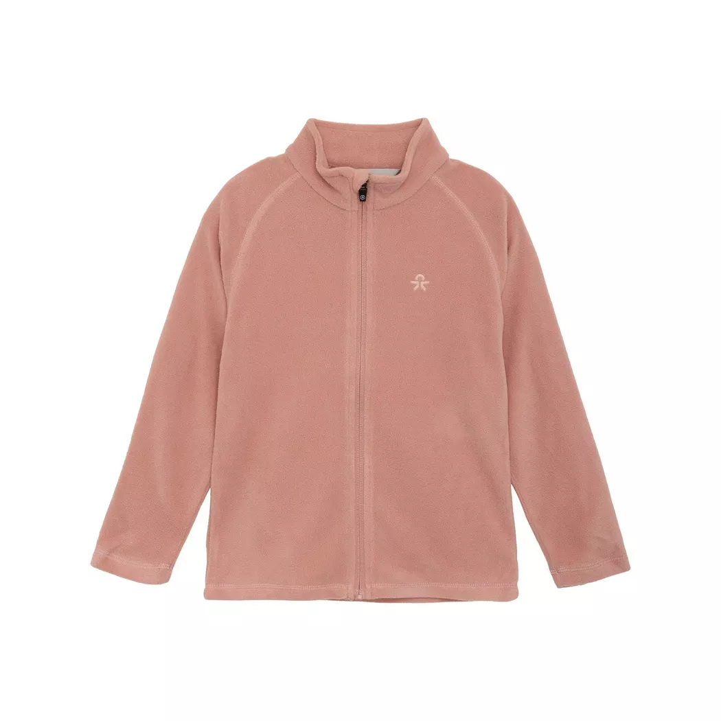 Fleecejacke COLOR KIDS "Fleecejacke COFleece", Mädchen, Gr. 110, rosa (ash rose), Obermaterial: 100% Polyester PES., Jacken Fleecejacke