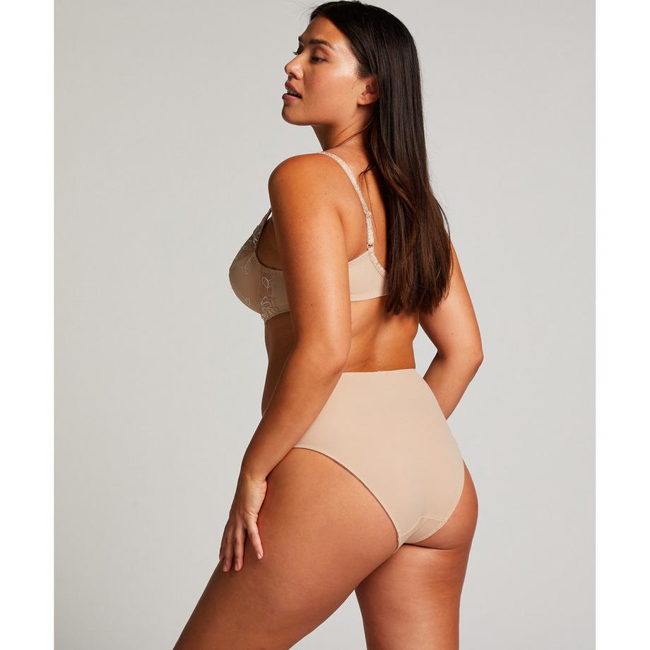 Hunkemöller Hochgeschnittener Panty mit Blumenstickerei  