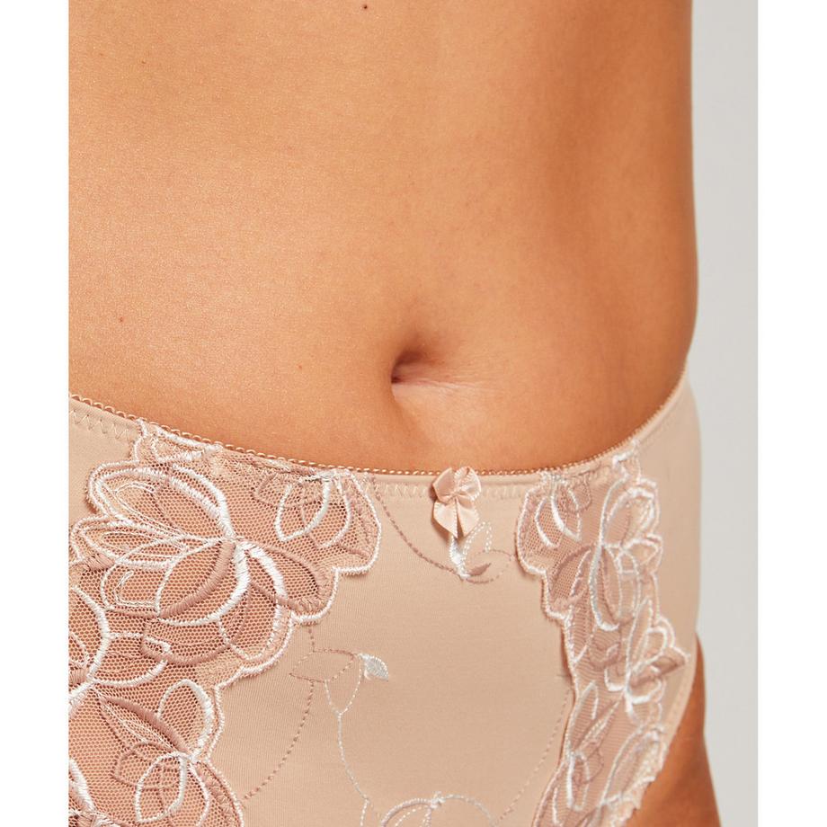 Hunkemöller Hochgeschnittener Panty mit Blumenstickerei  
