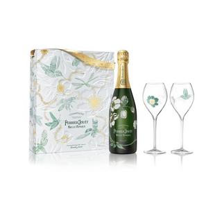 Perrier-Jouët Belle Epoque 2015 Geschenkset mit zwei Gläsern  