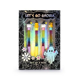 Simple Pleasures Set 4 Stylos Halloween  