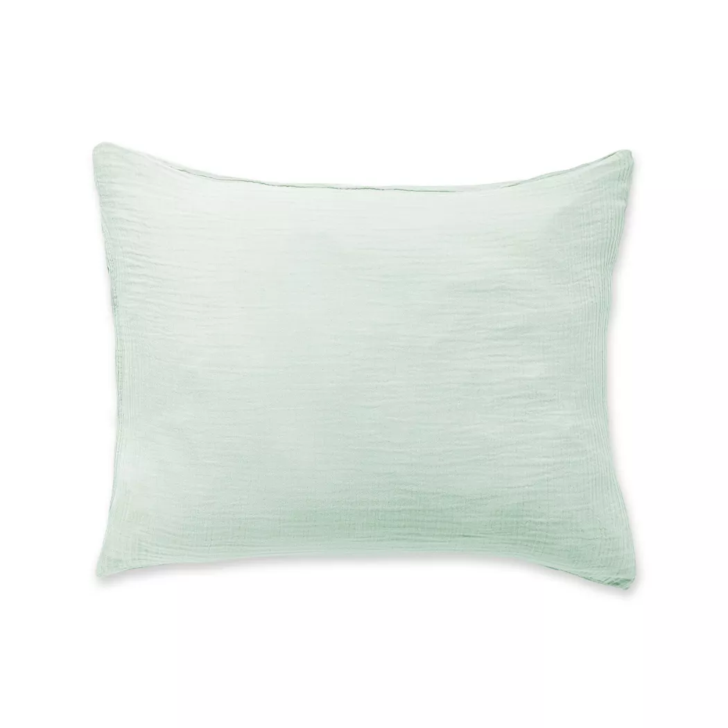 Manor Lurdes Muslin Pillowcase Sage 60x90 cm