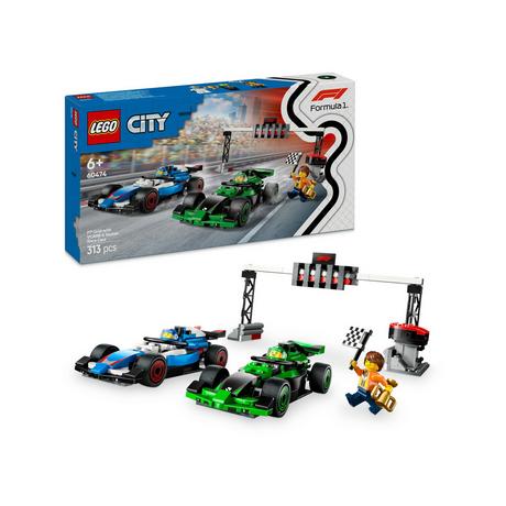 LEGO®   60474 Griglia di F1® con monoposto VCARB e Sauber 