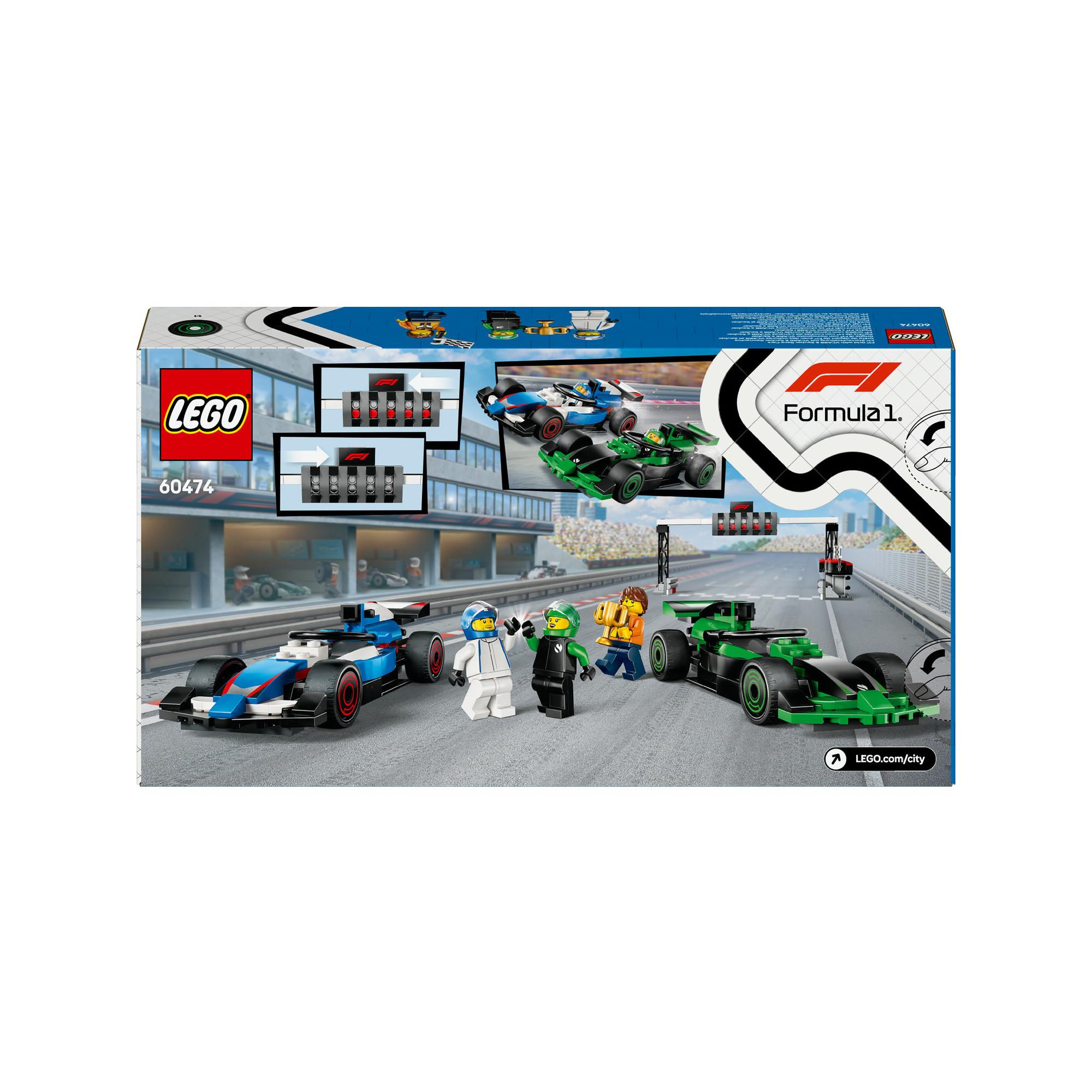 LEGO®   60474 Griglia di F1® con monoposto VCARB e Sauber 