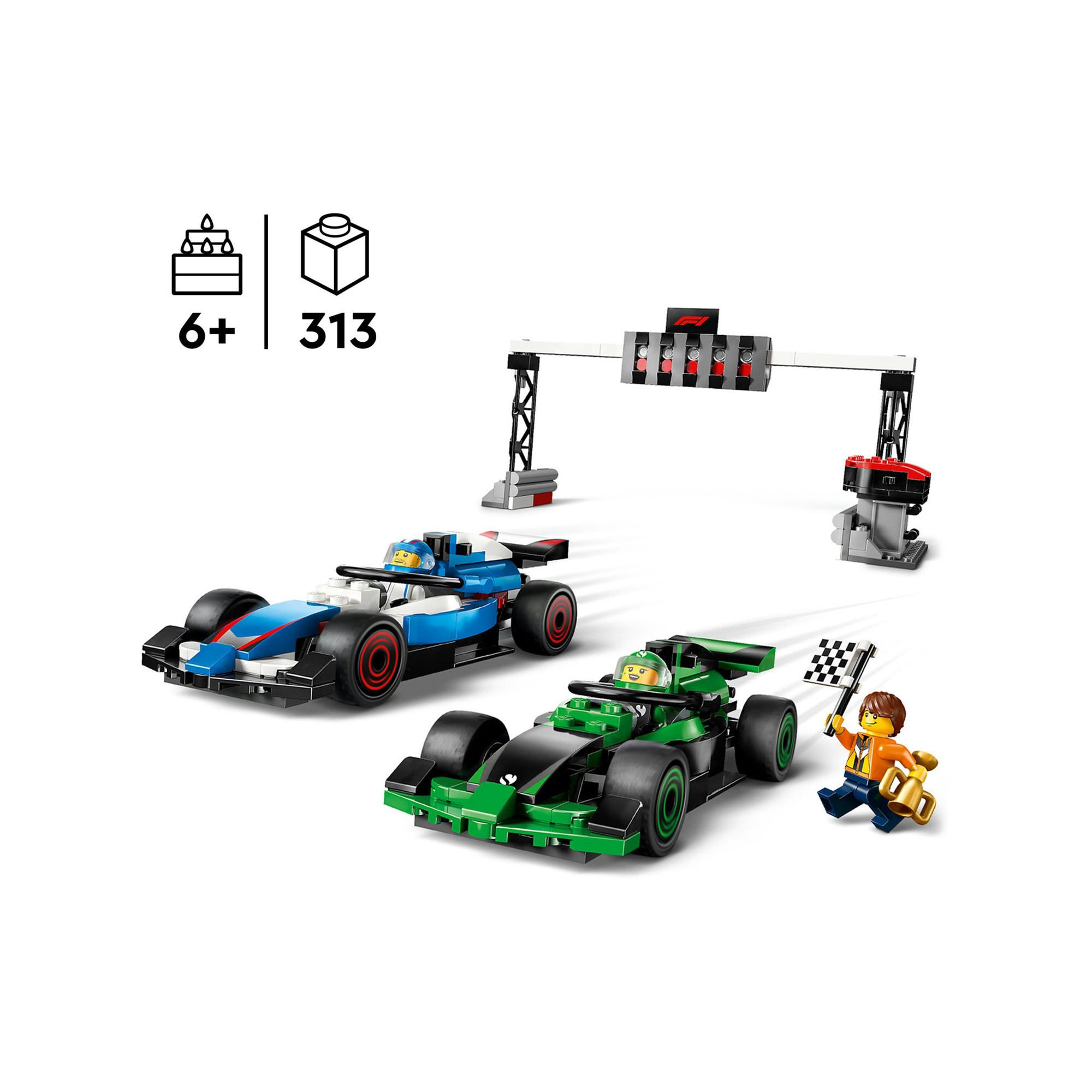 LEGO®   60474 Griglia di F1® con monoposto VCARB e Sauber 