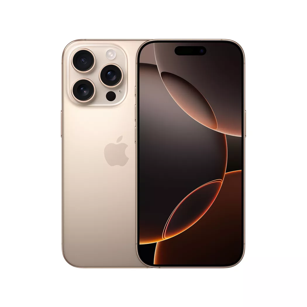 Apple – iPhone 16 Pro (128 GB), Smartphone, Sand, 128 GB