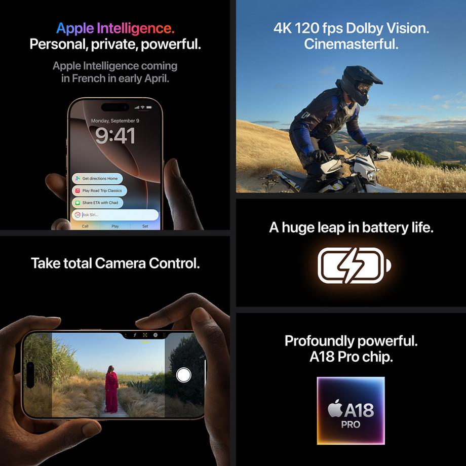 Apple iPhone 16 Pro (1TB) Smartphone 