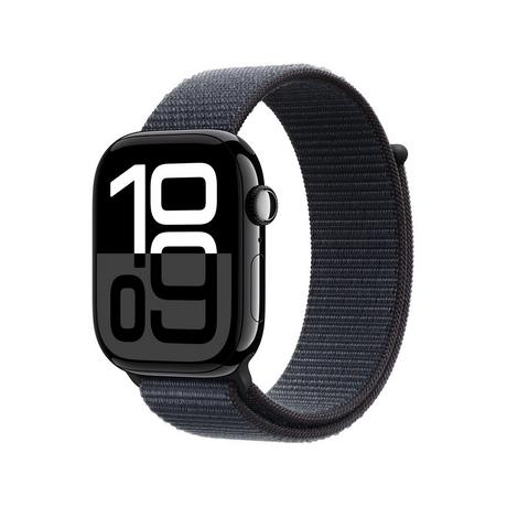 Apple AW S 10 GPS 46mm Jet Black Alu Case with Ink Sport Loop Smartwatch 