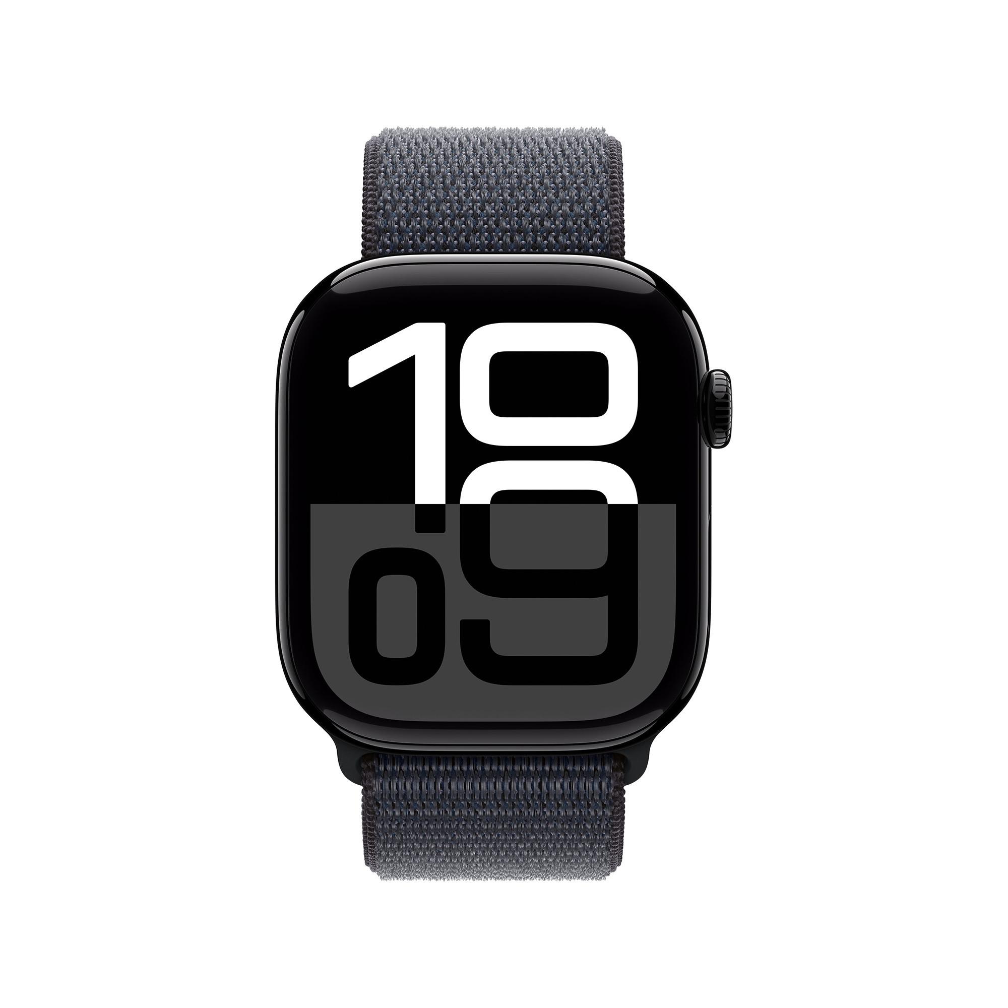 Apple AW S 10 GPS 46mm Jet Black Alu Case with Ink Sport Loop Smartwatch 