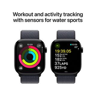 Apple AW S 10 GPS 46mm Jet Black Alu Case with Ink Sport Loop Smartwatch 