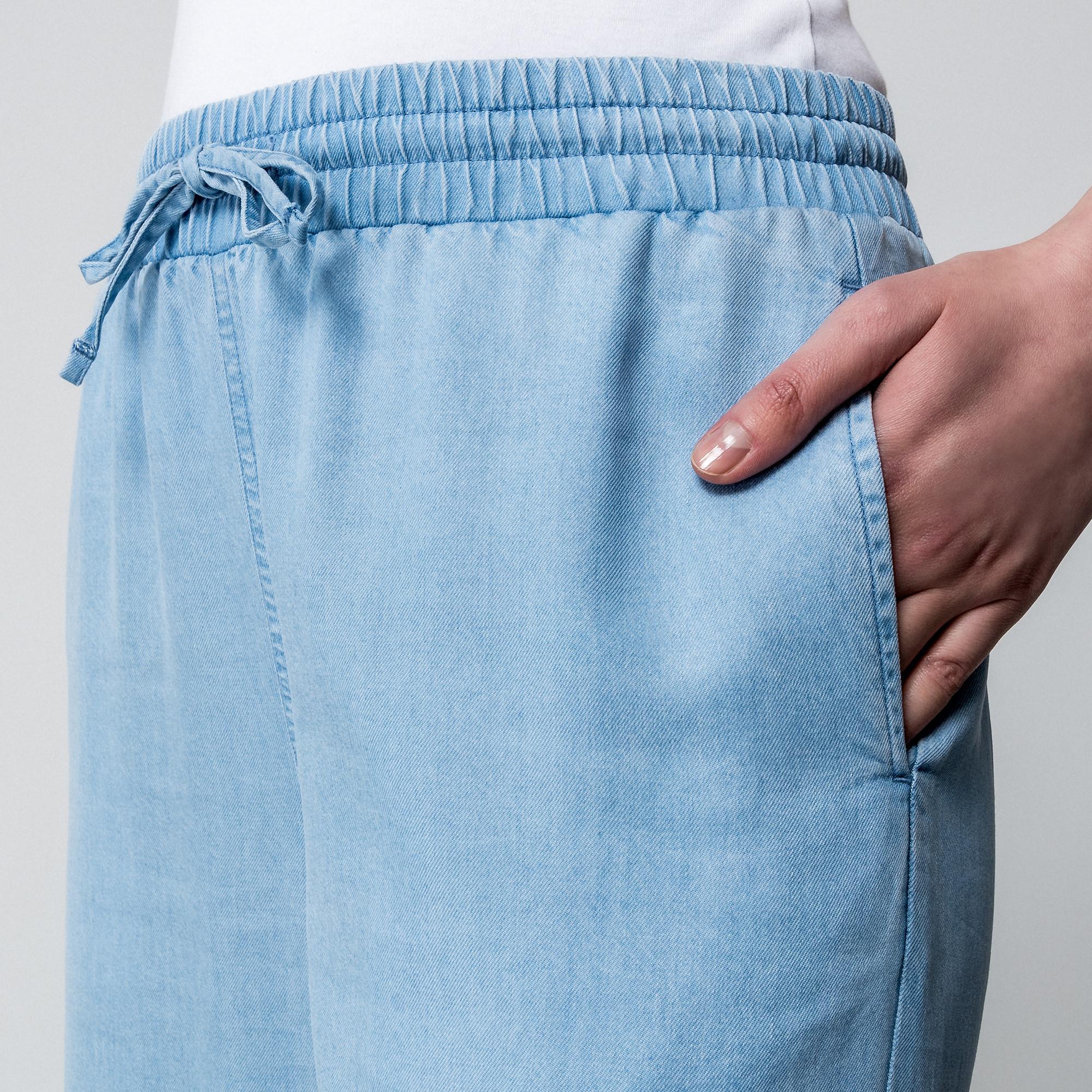 Manor Woman lyocell Pantaloni con elastico alla caviglia 