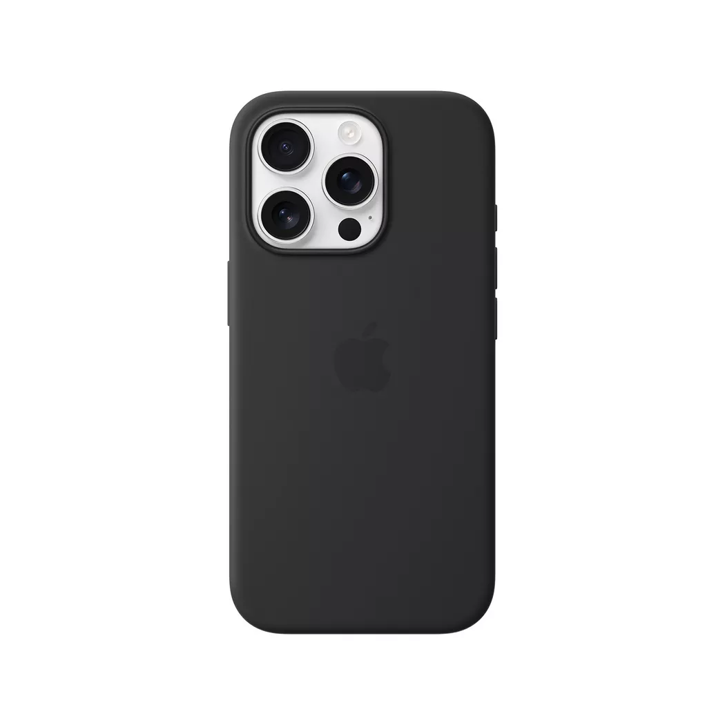 Apple iPhone 16 Pro Silicone Case with MagSafe - Black 2