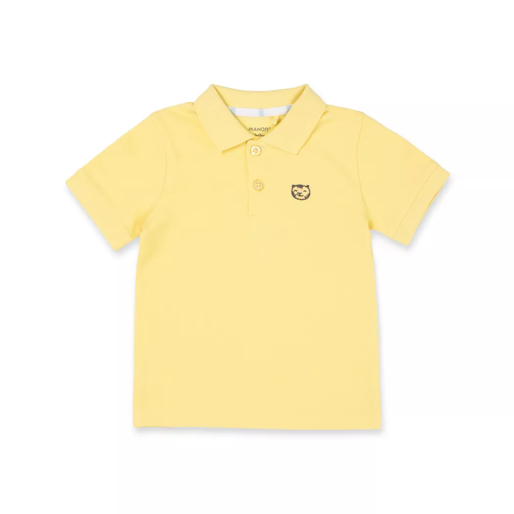 Manor Baby - Polo Shirt, 104, Gelb