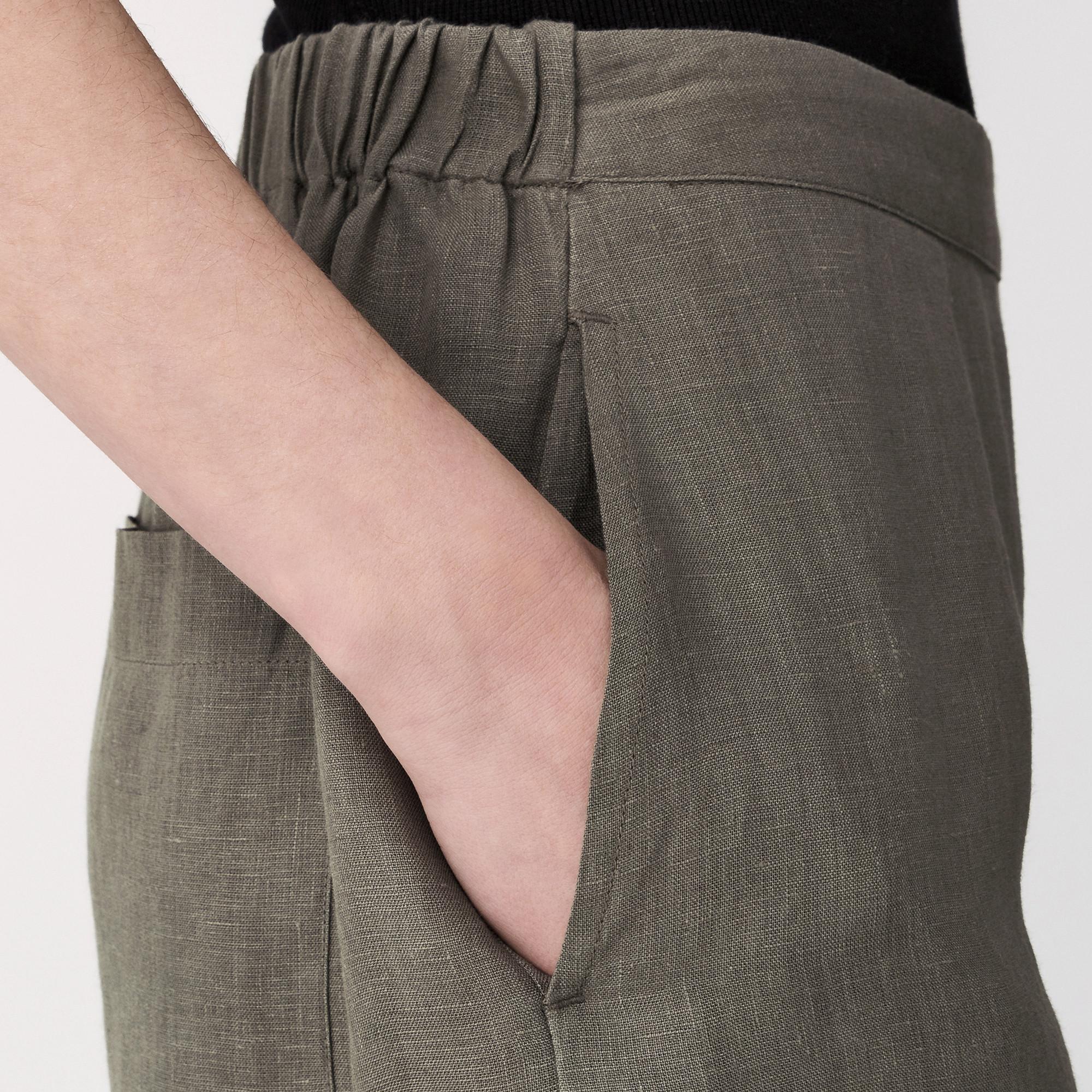 Manor Woman Pantalon long en lin  