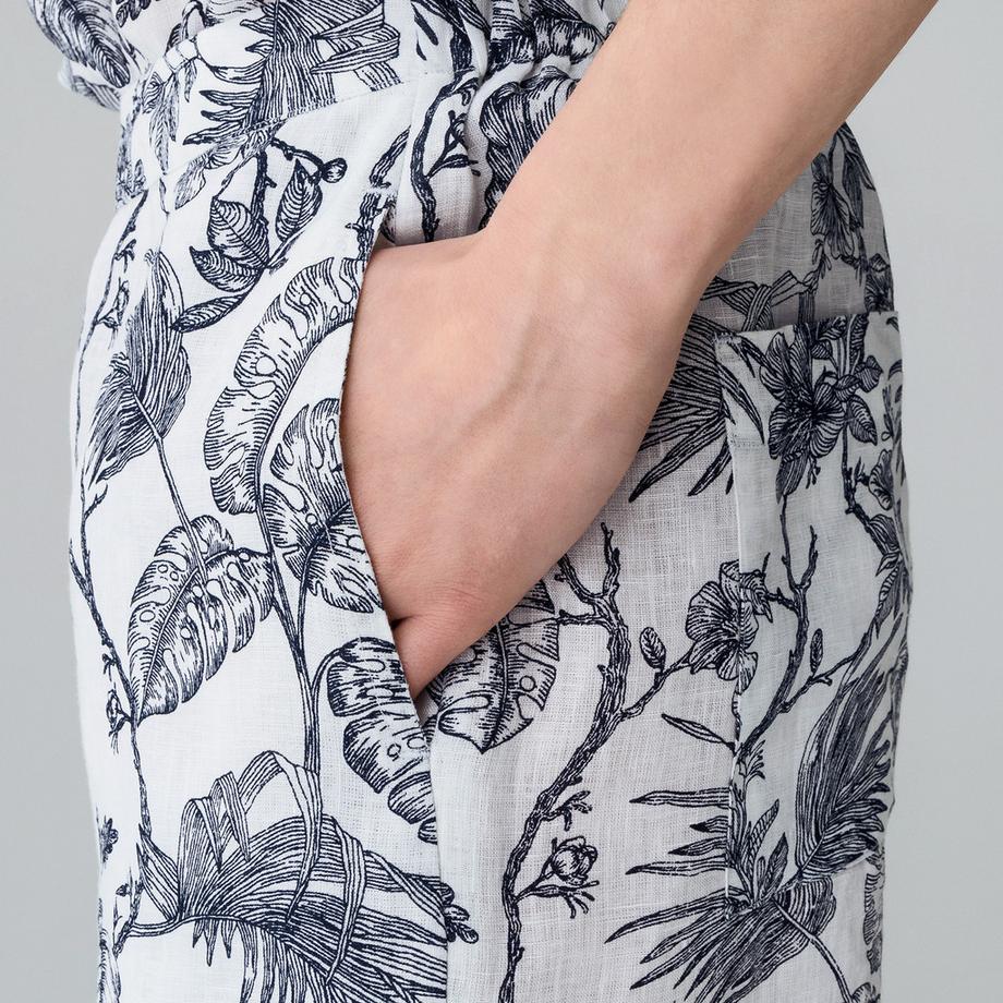 Manor Woman Pantalon long en lin  