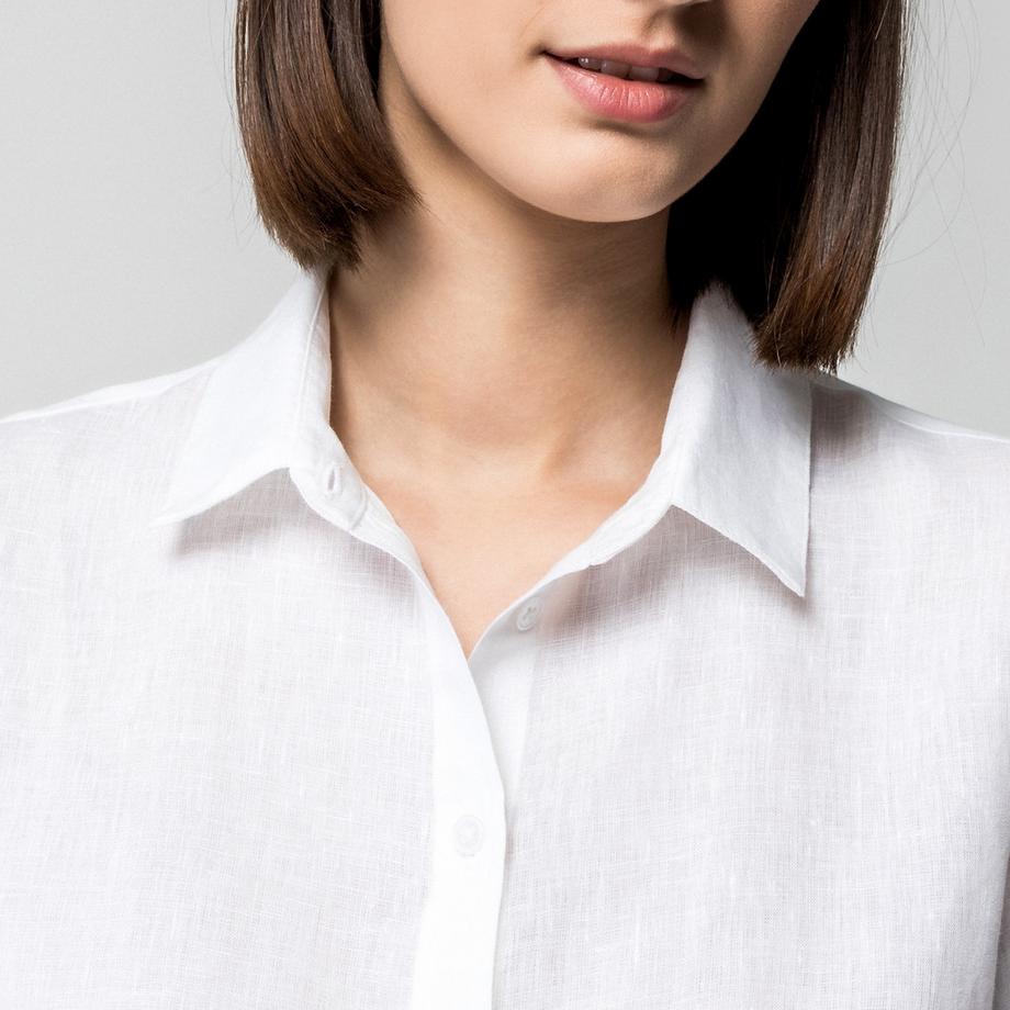 Manor Woman Camicetta Lino Maniche Corte  