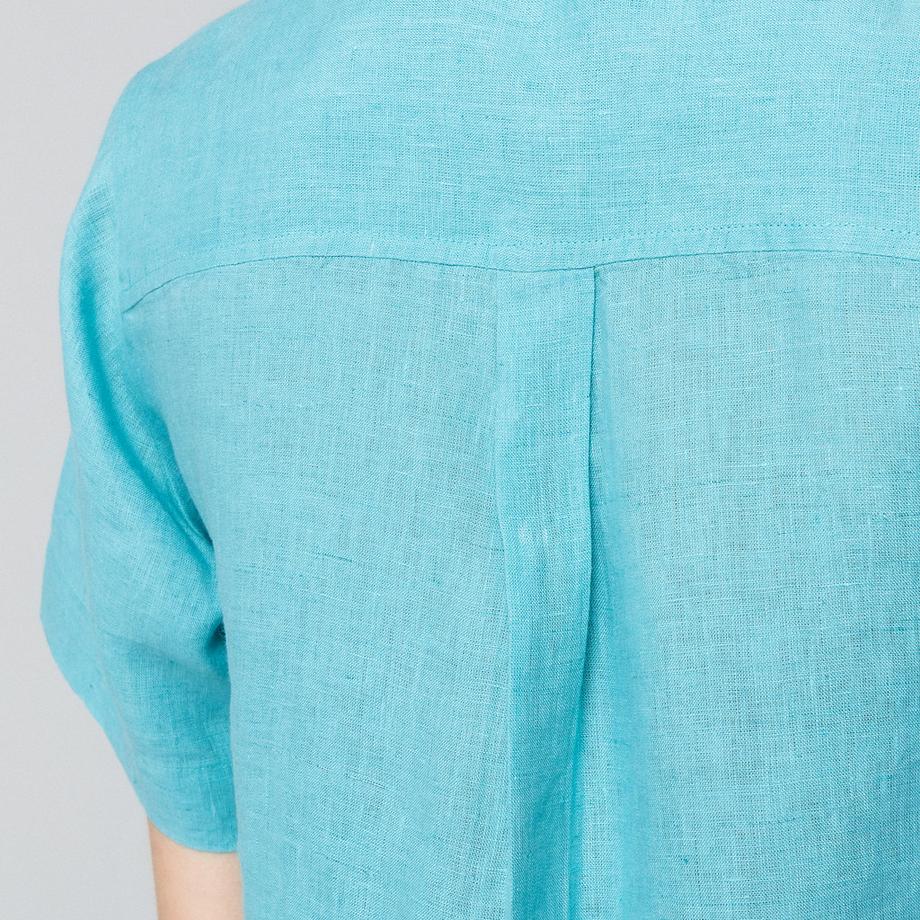 Manor Woman Camicetta Lino Maniche Corte  