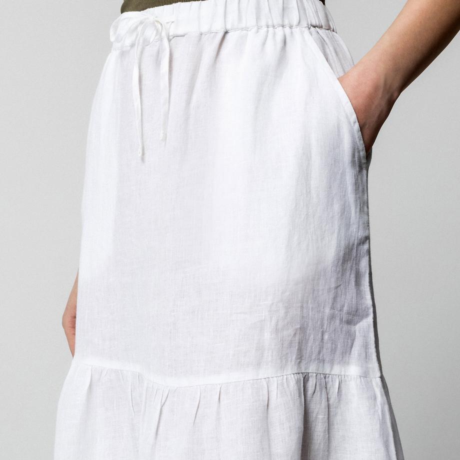 Manor Woman Leinen Stufenrock  