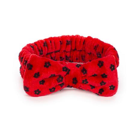 Simple Pleasures  Bandeau Cheveux Rouge Fleurs 