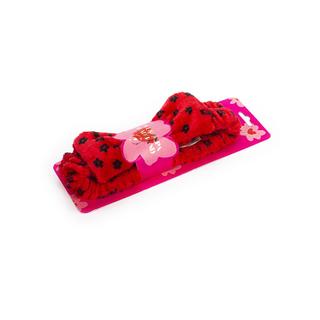 Simple Pleasures  Bandeau Cheveux Rouge Fleurs 