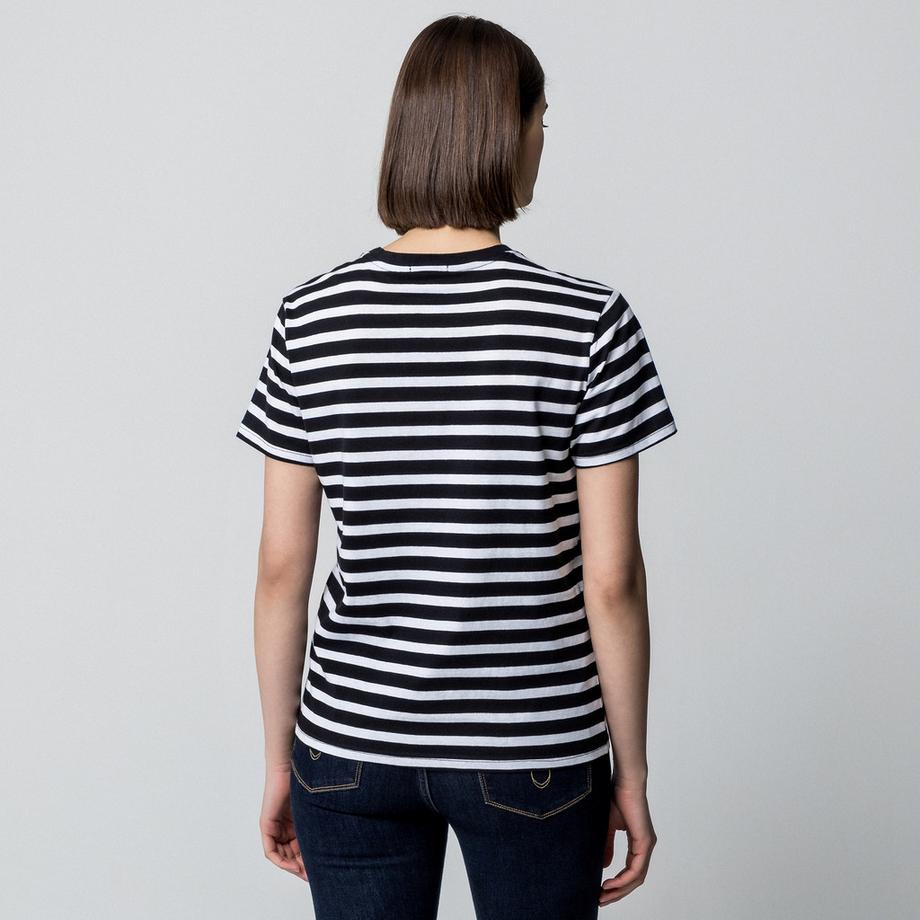 Manor Woman T-shirt a righe Regular Fit a maniche corte  
