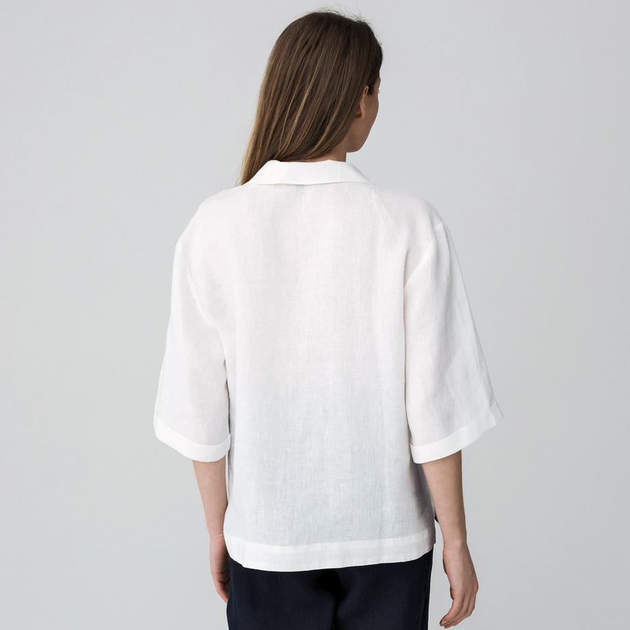 Manor Woman Leinen Oversized Bluse  