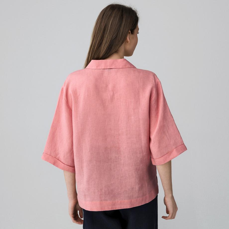 Manor Woman Leinen Oversized Bluse  