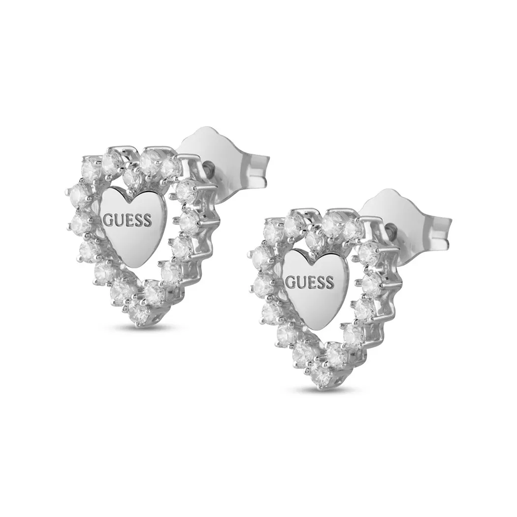 Guess - Ohrringe, Jardin, 10mm, Silber