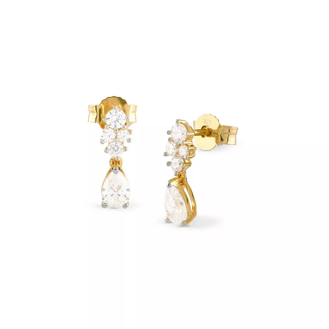 Guess - Ohrstecker, Jardin, 14mm, Gold