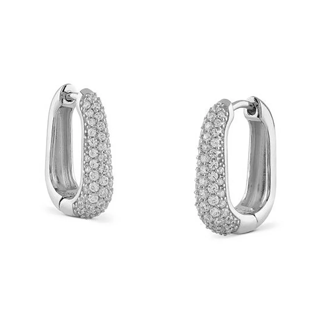 Guess - Creolen, Nuances, 17mm, Silber
