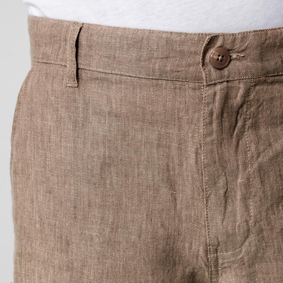 Manor Man Short en lin Regular Fit  