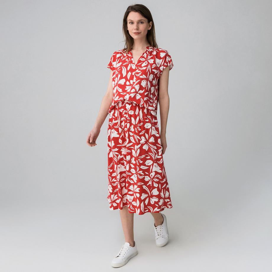 Manor Woman Gonna Sportiva Motivo Floreale  