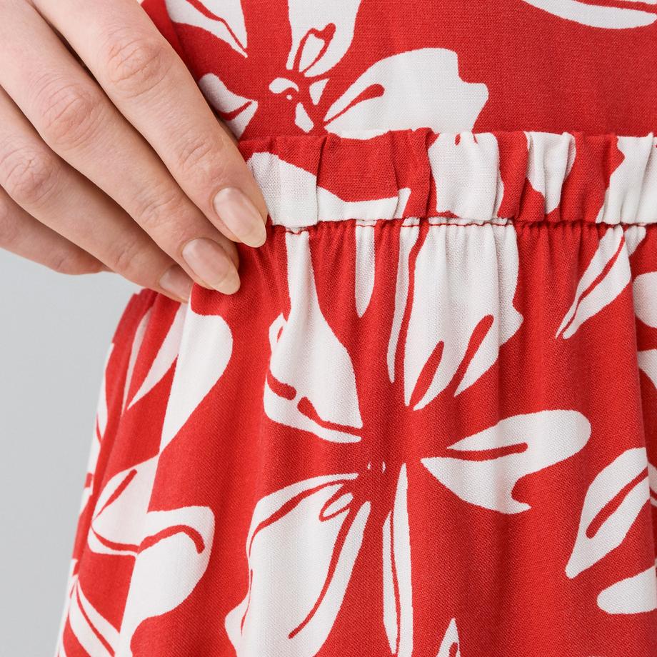 Manor Woman Gonna Sportiva Motivo Floreale  